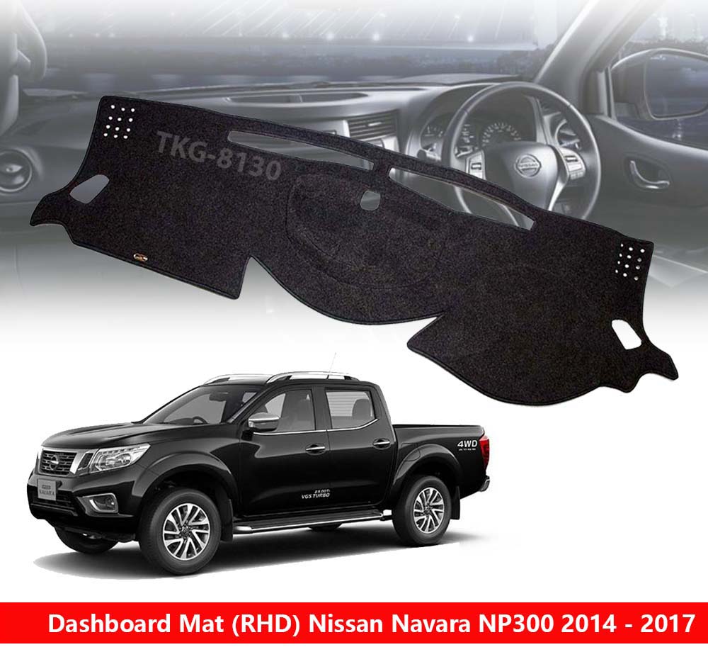Details About Rhd Interior Dashboard Mat Cover Fit Nissan Navara Np300 Pickup 2014 2017