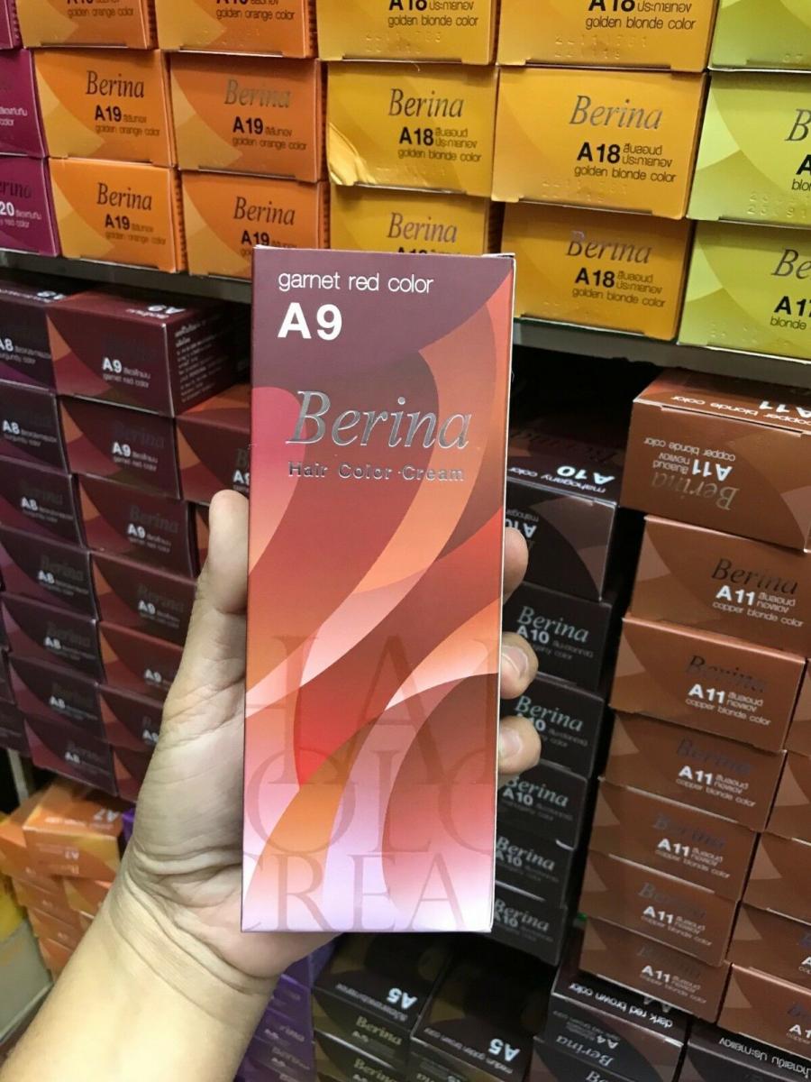 Berina Permanent Hair Colors Cream A1A47 Style Dye Professional Use 1